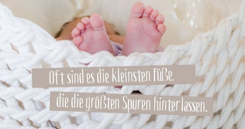 Ein Baby Design für Geschenkgutscheine