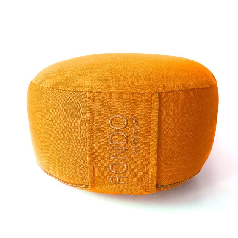 RONDO GROSS - Boden Sitzkissen mit Kapok Füllung, Biobaumwollbezug, 21 cm Sitzhöhe – Bild 2