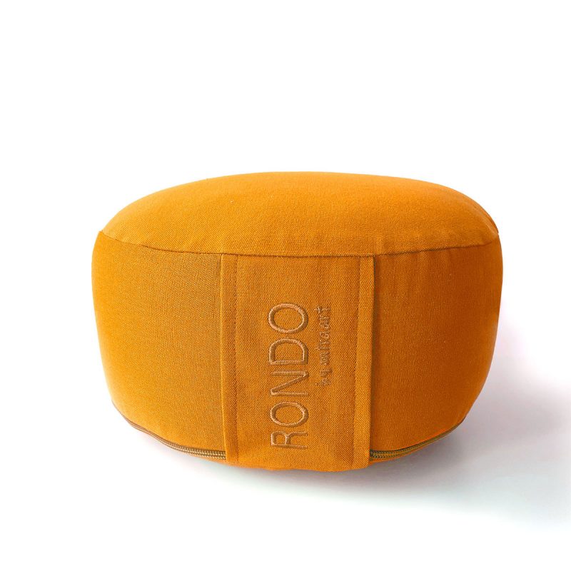 RONDO KLEIN - Boden Sitzkissen mit Kapok Füllung, Biobaumwollbezug, 15cm Sitzhöhe – Bild 2