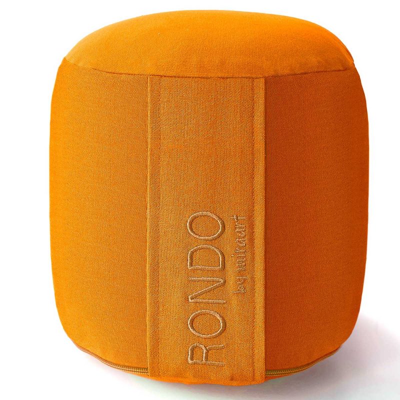 RONDO MEGA - Boden Sitzkissen mit Kapok Füllung, Biobaumwollbezug, 38cm Sitzhöhe – Bild 3