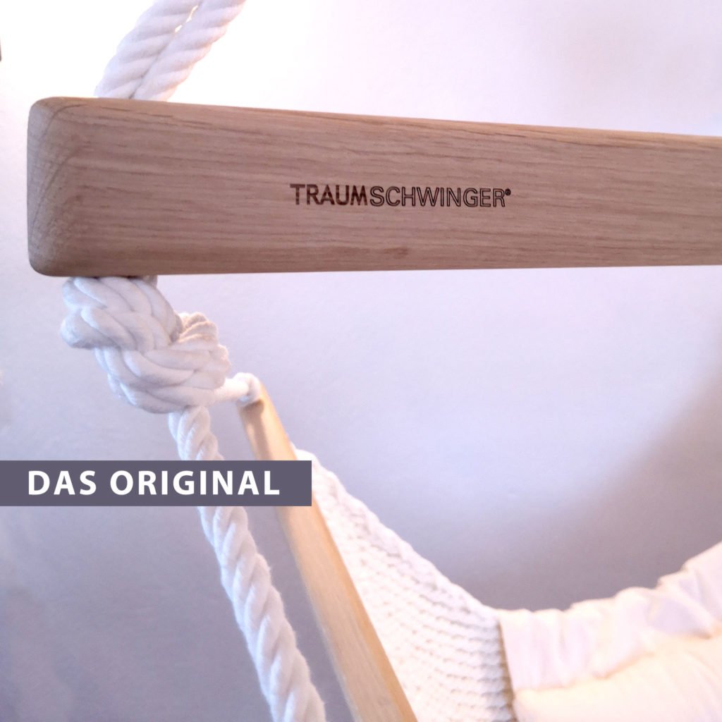 TRAUMSCHWINGER L – platzsparender Hängesitz/ Hängestuhl - Mira Art .  Traumschwinger