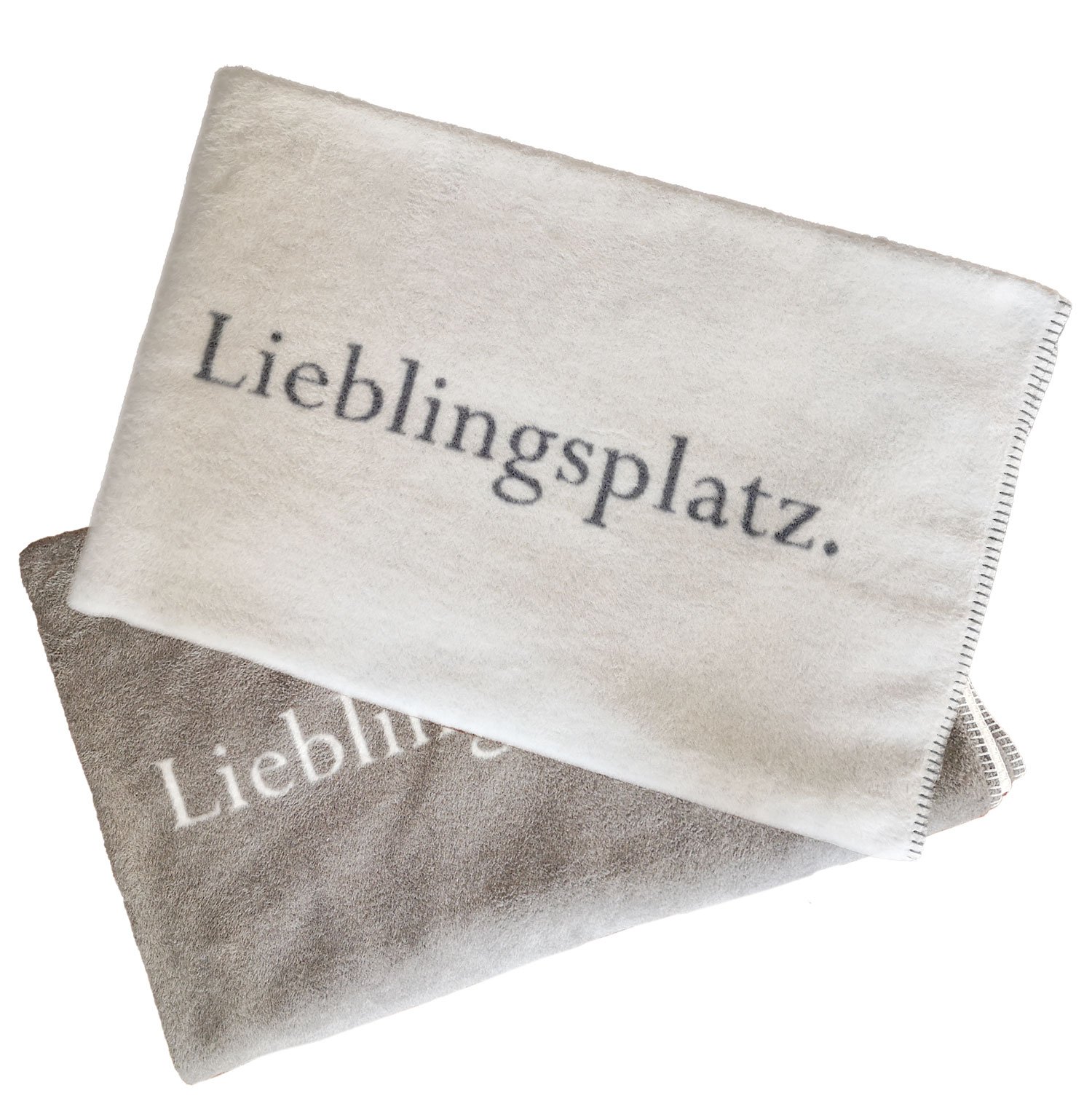 Die Lieblingsplatz Kuscheldecke in 2 Farben